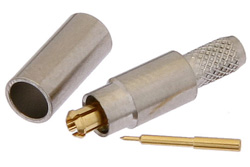 PE45169 - MC-Card Plug Connector Crimp/Solder Attachment for RG188-DS, RG316-DS