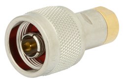 PE6001-50 - 0.5 Watt RF Load Up to 1,000 MHz with N Male Nickel Plated Brass