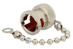 PE6013 - BNC Male Non-Shorting Dust Cap With 2.9 Inch Chain