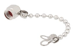 PE6019 - SMA Male Non-Shorting Dust Cap With 2.7 Inch Chain