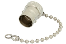 PE6110 - C Female Non-Shorting Dust Cap With 3.5 Inch Chain