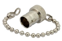 PE6128 - BNC Female Shorting Dust Cap With 4 Inch Chain