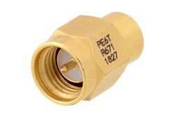 PE6TR671 - 2 Watt RF Load Up to 26.5 GHz with SMA Male Gold Plated Stainless Steel