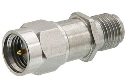 PE7001-2 - 2 dB Fixed Attenuator, SMA Male to SMA Female Passivated Stainless Steel Body Rated to 2 Watts Up to 3 GHz