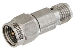 PE7005-3 - 3 dB Fixed Attenuator, SMA Male to SMA Female Passivated Stainless Steel Body Rated to 2 Watts Up to 18 GHz