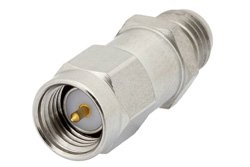 PE7087-10 - 10 dB Fixed Attenuator, SMA Male to SMA Female Passivated Stainless Steel Body Rated to 2 Watts Up to 26 GHz
