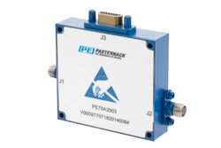 PE70A2003 - Voltage Variable PIN Diode Attenuator, 0 to 60 dB, 8 GHz to 18 GHz, SMA, 15-Pin D-Subminiature Control