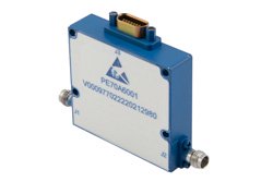 PE70A6001 - 30 dB With 10 Bit Programmable TTL Controlled Attenuator, 2.4mm Female To 2.4mm Female, 0.03 dB Steps From 18 GHz To 40 GHz