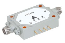 PE7109 - SMA SPST PIN Diode Switch Operating From 8 GHz to 12 GHz Up To +30 dBm