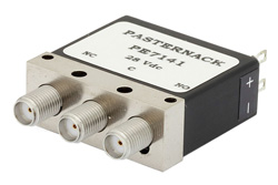 PE7141 - SPDT Electromechanical Relay Failsafe Switch, DC to 18 GHz, up to 85W, 28V, SMA