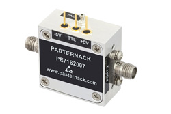 PE71S2007 - SPST PIN Diode Switch Operating From 50 MHz to 26.5 GHz Up to +30 dBm and SMA