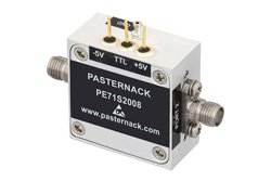 SPST PIN Diode Switch Operating From 50 MHz to 26.5 GHz Up to +27 dBm and SMA