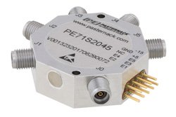 PE71S2045 - Absorptive SP5T PIN Diode Switch Operating From 100 MHz to 20 GHz Up to 0.5 Watts (+27 dBm) and SMA