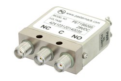 PE71S6095 - SPDT Electromechanical Relay Failsafe Switch, DC to 26.5 GHz, 20W, 28V, SMA