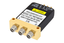 SPDT Electromechanical Relay Switch DC to 40 GHz, 2.92mm, 10 Watts, 28V Control with Indicators, Failsafe, TTL