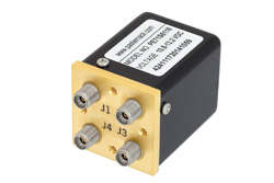 Transfer Electromechanical Relay Switch DC to 40 GHz, 2.92mm, 10 Watts, 12V Control with Failsafe