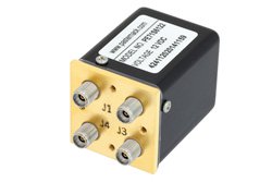 PE71S6122 - Transfer Electromechanical Relay Latching Switch, DC to 40 GHz, 5W, 12V Self Cut Off, Diodes, 2.92mm