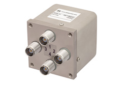 Transfer Electromechanical Relay Switch DC to 12.4 GHz, TNC, 40 Watts, 12V Control with Failsafe