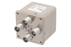 Transfer Electromechanical Relay Switch DC to 12.4 GHz, TNC, 40 Watts, 28V Control with Failsafe