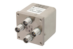 Transfer Electromechanical Relay Switch DC to 12.4 GHz, TNC, 40 Watts, 28V Control with Indicators, Failsafe, TTL