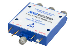 PE71S6246 - Absorptive SP3T PIN Diode Switch Operating From 8 GHz to 12 GHz Up to 0.1 Watts (+20 dBm) and Field Replaceable SMA