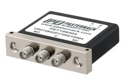 PE71S6404 - SPDT Electromechanical Relay Failsafe Switch, Terminated, DC to 18 GHz, up to 90W, 28V, SMA