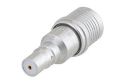 PE7AP1002-3 - 3 dB Fixed Attenuator, QMA Male to QMA Female Brass Tri-Metal Body Rated to 1 Watt Up to 6 GHz