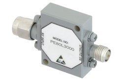 SMA High Power Limiter, 200 Watts Peak Power, 100 ns Recovery, 14 dBm Flat Leakage, 2 GHz to 18 GHz