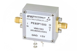 PE80P1000 - Power Detector, SMA, Postive Output Slope, 50 MHz to 5 GHz