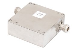 PE8322 - High Power Isolator With 20 dB Isolation From 135 MHz to 175 MHz, 150 Watts And N Female
