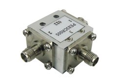 PE83CR006 - Circulator with 17 dB Isolation from 4 GHz to 8 GHz, 10 Watts and SMA Female