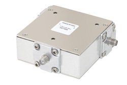 PE83CR1002 - High Power Circulator with 20 dB Isolation from 1.7 GHz to 2.2 GHz, 100 Watts and SMA Female