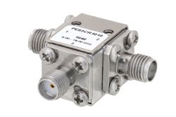 PE83CR1010 - High Power Circulator With 16 dB Isolation From 8 GHz to 18 GHz, 50 Watts And SMA Female