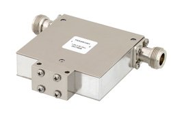 PE83IR1001 - High Power Isolator with 18 dB Isolation from 1 GHz to 2 GHz, 100 Watts and N Female