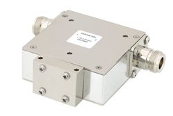 PE83IR1003 - High Power Isolator with 20 dB Isolation from 1.7 GHz to 2.2 GHz, 100 Watts and N Female