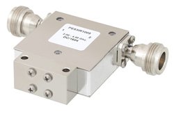PE83IR1005 - High Power Isolator with 20 dB Isolation from 2 GHz to 4 GHz, 100 Watts and N Female
