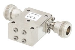PE83IR1007 - High Power Isolator With 18 dB Isolation From 4 GHz to 8 GHz, 50 Watts And N Female