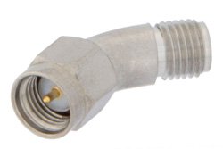 PE9381 - SMA Male to SMA Female 45 Degree Right Adapter