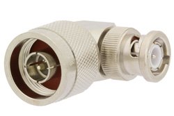 PE9565 - N Male to BNC Male Right Angle Adapter