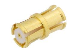 PE9777 - SMP Female to SMP Female Adapter, 6.45mm Long Bullet