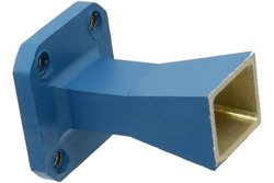 PE9850-10 - WR-28 Waveguide Standard Gain Horn Antenna Operating From 26.5 GHz to 40 GHz With a Nominal 10 dBi Gain With UG-599/U Square Cover Flange