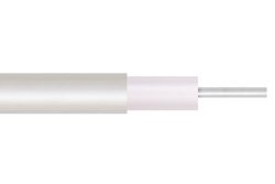 PECX002 - Low Loss .047 Semi-Rigid Coax Cable, Tin Plated Copper Outer Conductor, Microporous PTFE 76.5 pct VoP Dielectric, Straight Sections