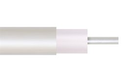 PECX008 - Low Loss .141 Semi-Rigid Coax Cable, Tin Plated Copper Outer Conductor, Microporous PTFE 76.5 pct VoP Dielectric, Straight Sections