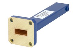 PEWTR1002 - 1 Watt Low Power Commercial Grade WR-42 Waveguide Load 18 GHz to 26.5 GHz, Bronze