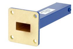 PEWTR1004 - 1.5 Watts Low Power Commercial Grade WR-62 Waveguide Load 12.4 GHz to 18 GHz, Bronze